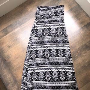 Long, flowy maxi skirt